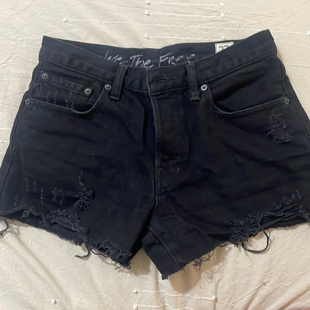 FREE PEOPLE DENIM SHORTS